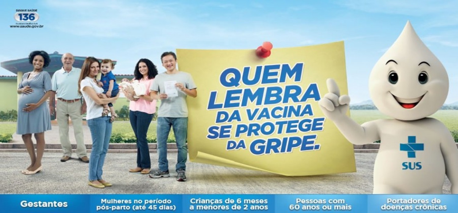 Campanha Nacional de Vacinação Contra Influenza  em Alpestre será no período de  23 de abril á 01 de junho.