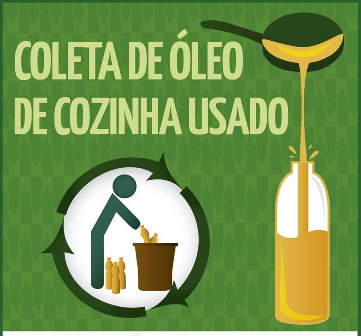 Campanha para arrecadação de óleo de cozinha usado