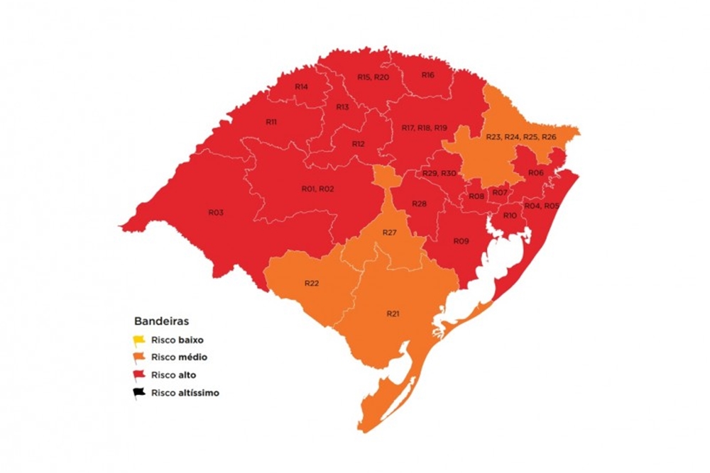 Ao indeferir recursos, Estado mantém mapa definitivo com 17 bandeiras vermelhas na 38ª rodada