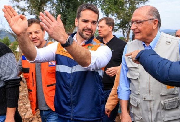 Governador vistoria municípios atingidos pelo ciclone e se reúne com presidente da República em exercício