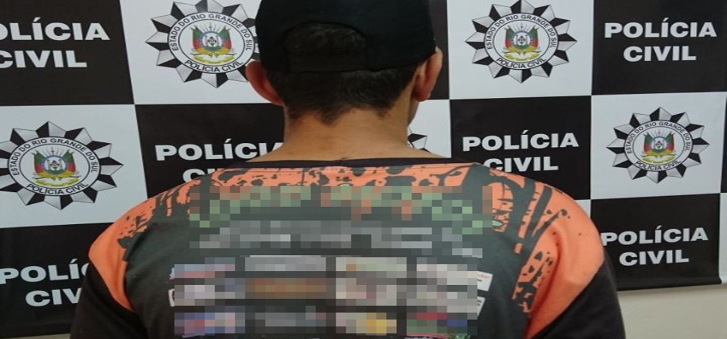 Policia Civil de Ametista do Sul prende acusado de estupro de vulnerável