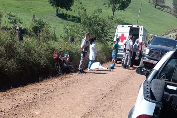 Acidente deixa vítima fatal no interior de Ametista do Sul