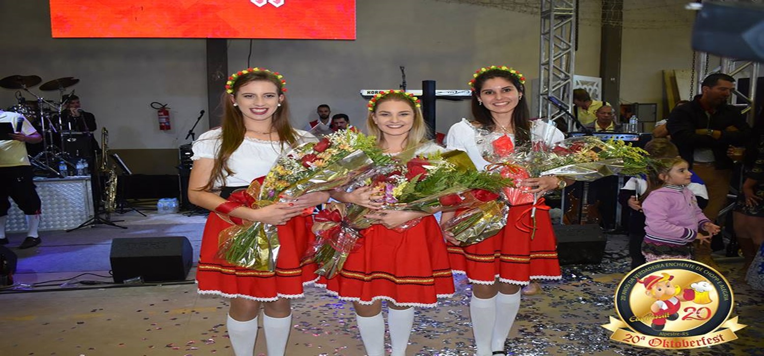 Soberanas da 20ª Oktoberfest de Alpestre são eleitas