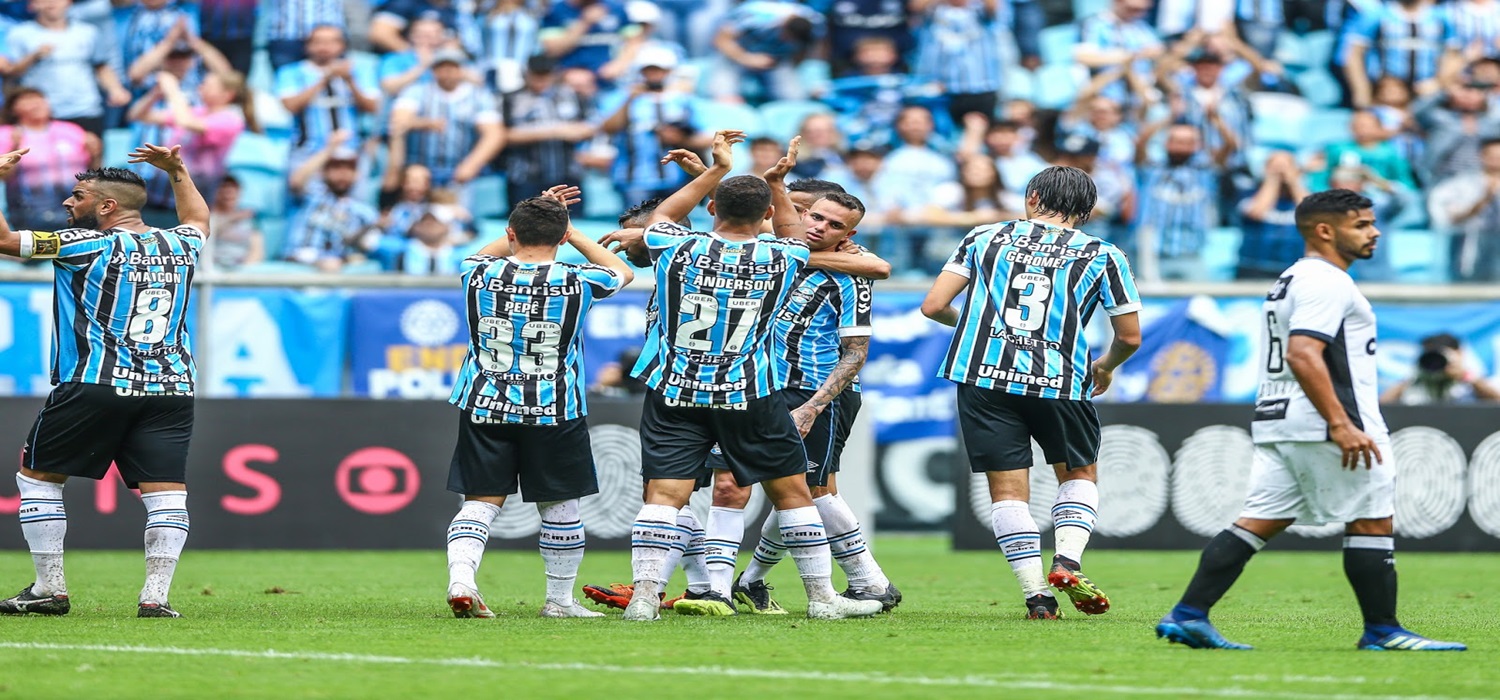 De virada, Grêmio vence o Ceará na Arena