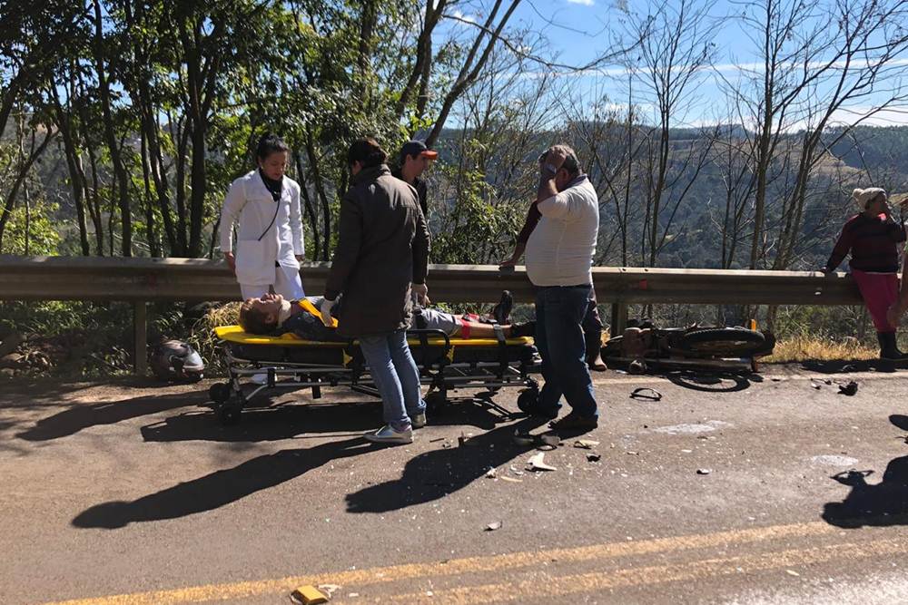 Grave acidente deixa três feridos na ERS 591 em Ametista do Sul