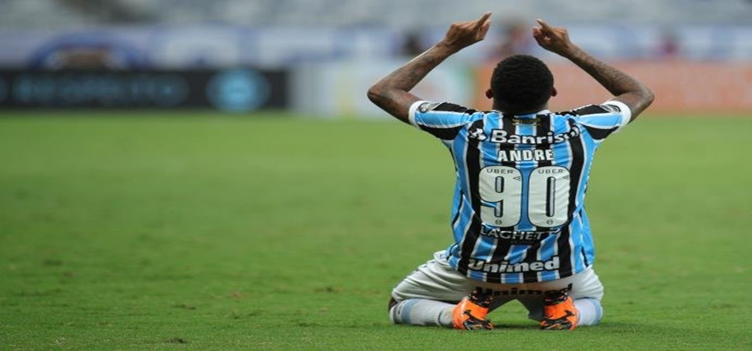 Com gol de André, Grêmio vence o Cruzeiro na estreia do Brasileirão