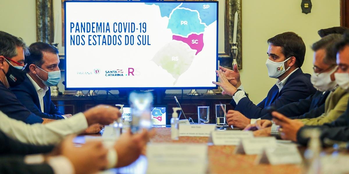 RS, SC e PR terão articulação conjunta no enfrentamento à Covid-19 na região Sul