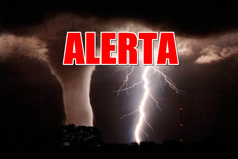 Alerta para temporais com risco de tornado no Sul do Brasil