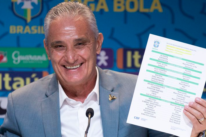 Com 16 estreantes em Copas, Tite convoca Brasil para o Mundial