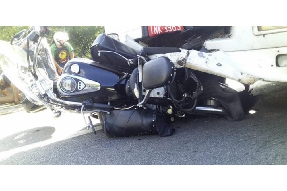 É gaúcho o caminhoneiro que arrastou moto pela BR 101, em Santa Catarina