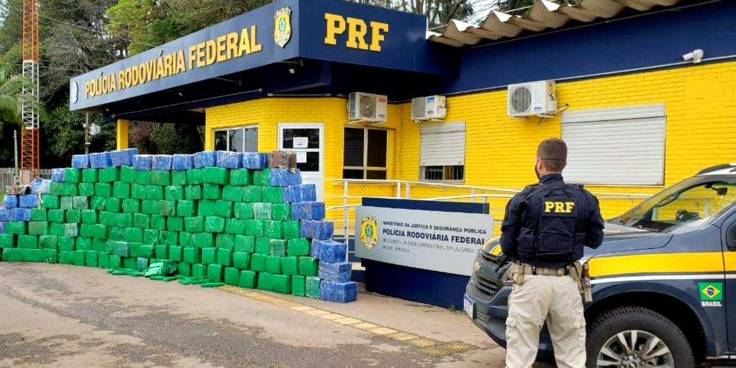 Apreensão de três toneladas de maconha é a maior da PRF neste ano no Rio Grande do Sul