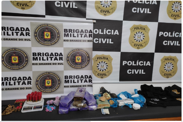 POLÍCIA ESTOURA DEPÓSITO DE FACÇÃO CRIMINOSA EM NONOAI