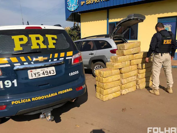 PRF apreende 445 quilos de maconha em Sarandi