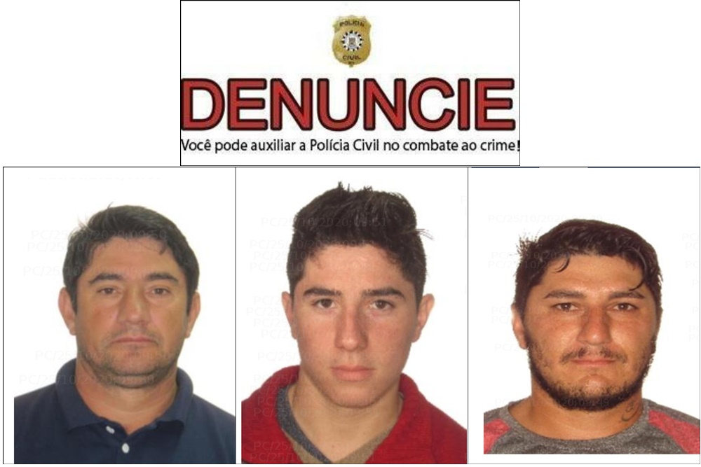 Três indivíduos são procurados pela polícia por ameaça e coação eleitoral em Cerro Grande