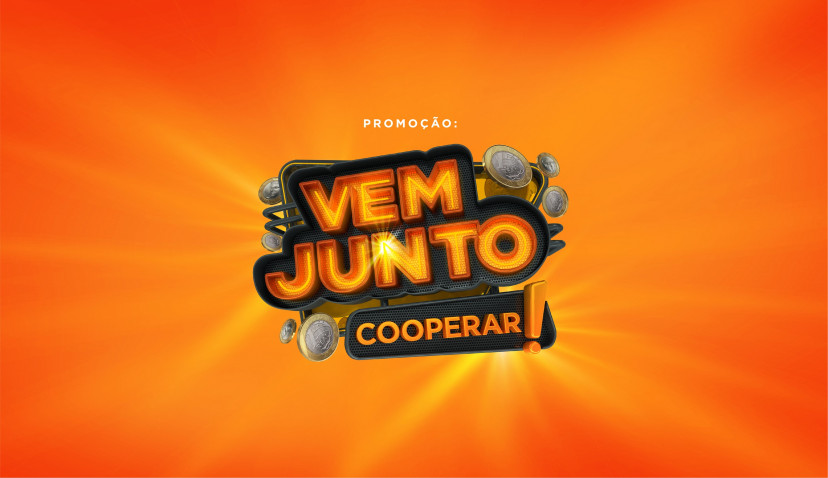 Cresol lançou a campanha Vem Junto Cooperar e dá R$ 2 milhões em prêmios para os cooperados