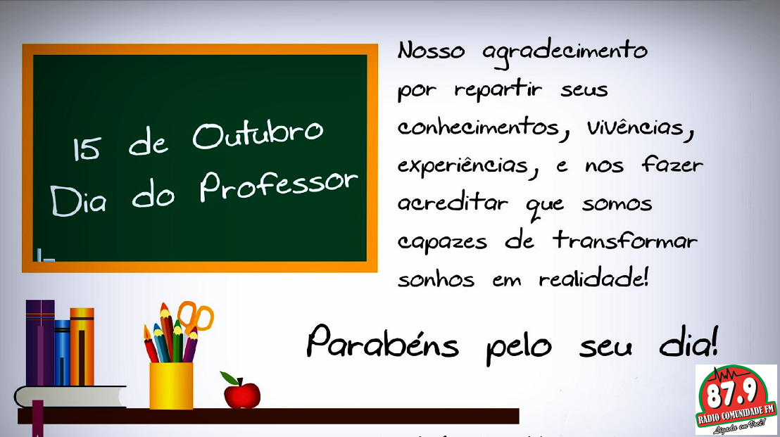 Parabéns pelo seu dia Professor.