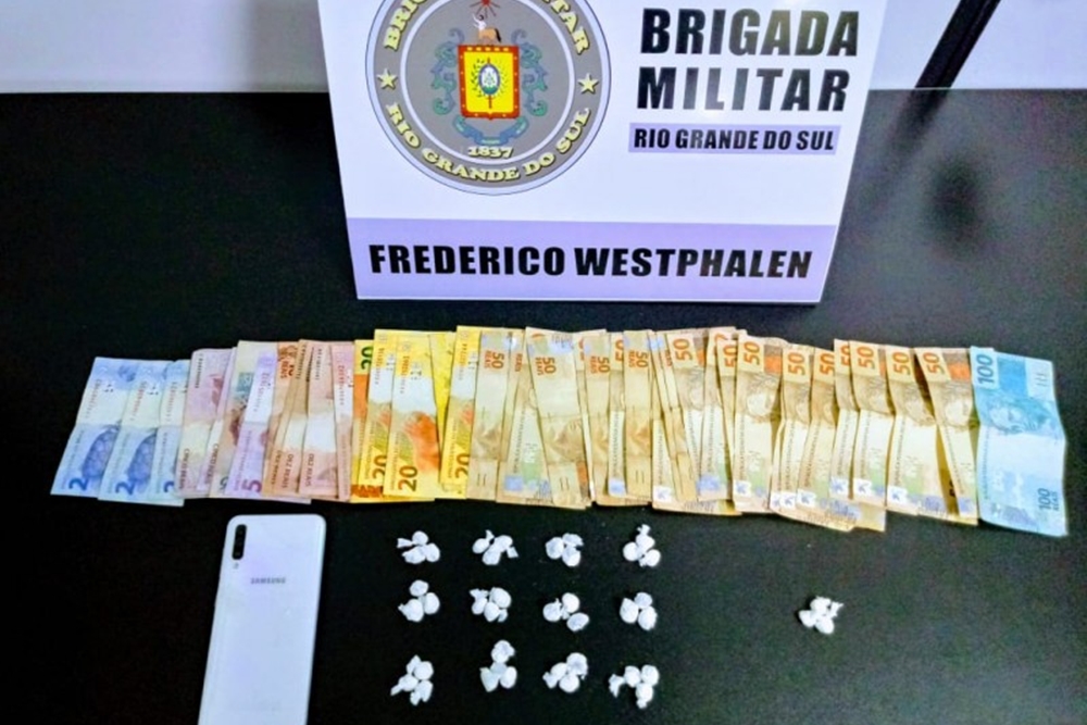 37ºBPM prende homem por tráfico de drogas em Frederico Westphalen