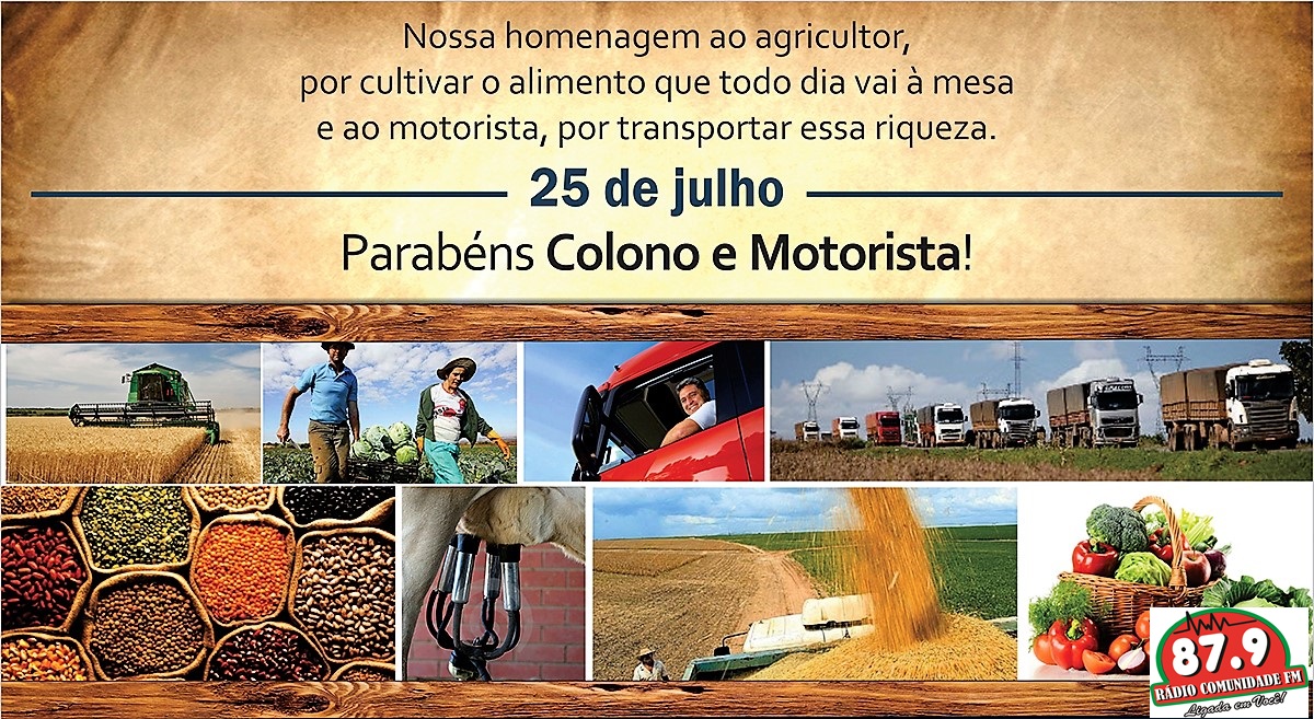 Dia do Colono e Motorista.