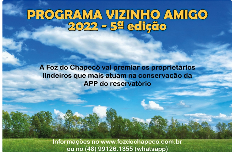 Foz do Chapecó lança nova edição do programa Vizinho Amigo