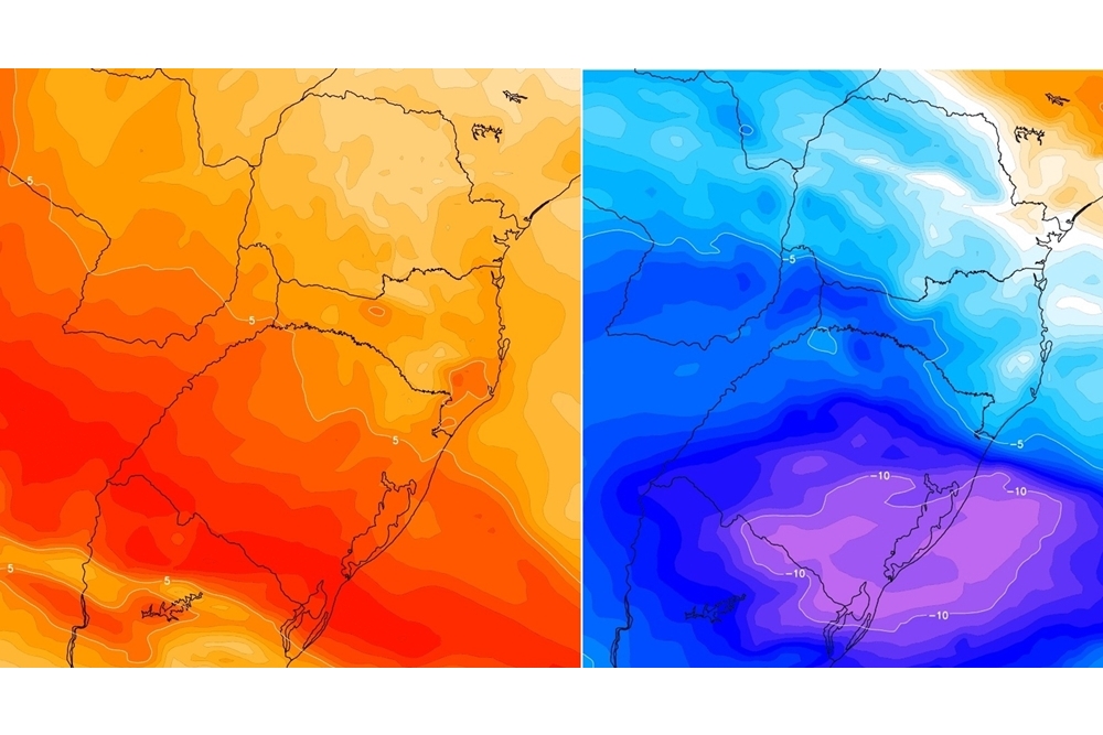 Semana de choque térmico cai do calor ao frio no RS