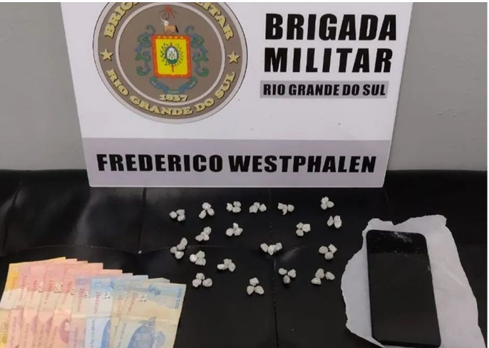 BM prende indivíduo por tráfico de drogas em Frederico Westphalen