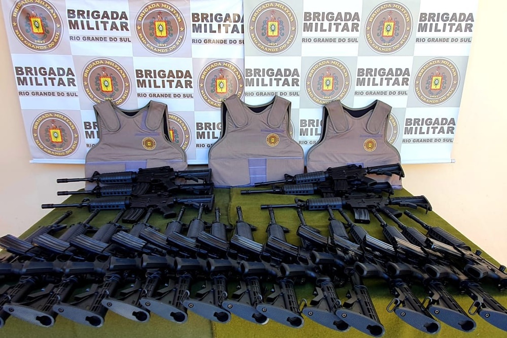 Brigada Militar da região recebeu 22 armas e 52 coletes balisticos oriundo de emenda parlamentar